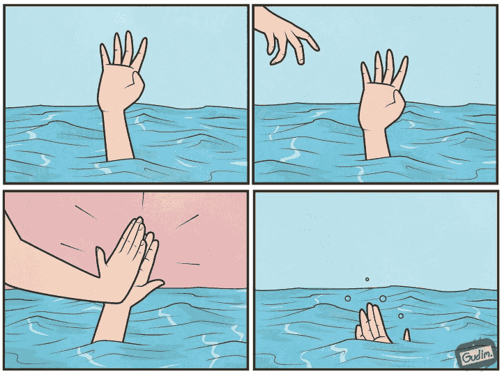 high-five-drown