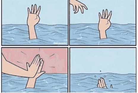 high-five-drown