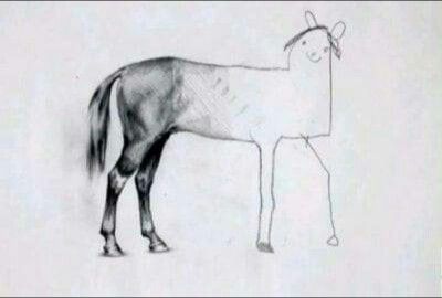horse-drawing