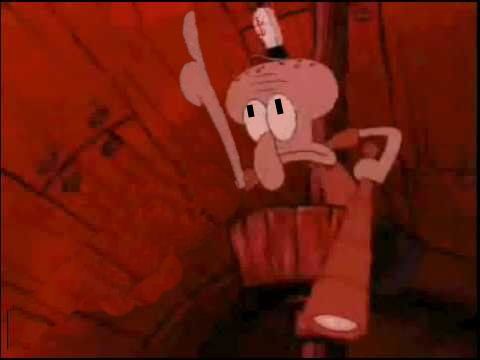 squidward-pointing