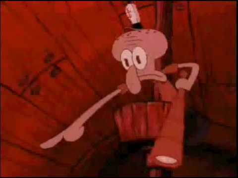 squidward-pointing